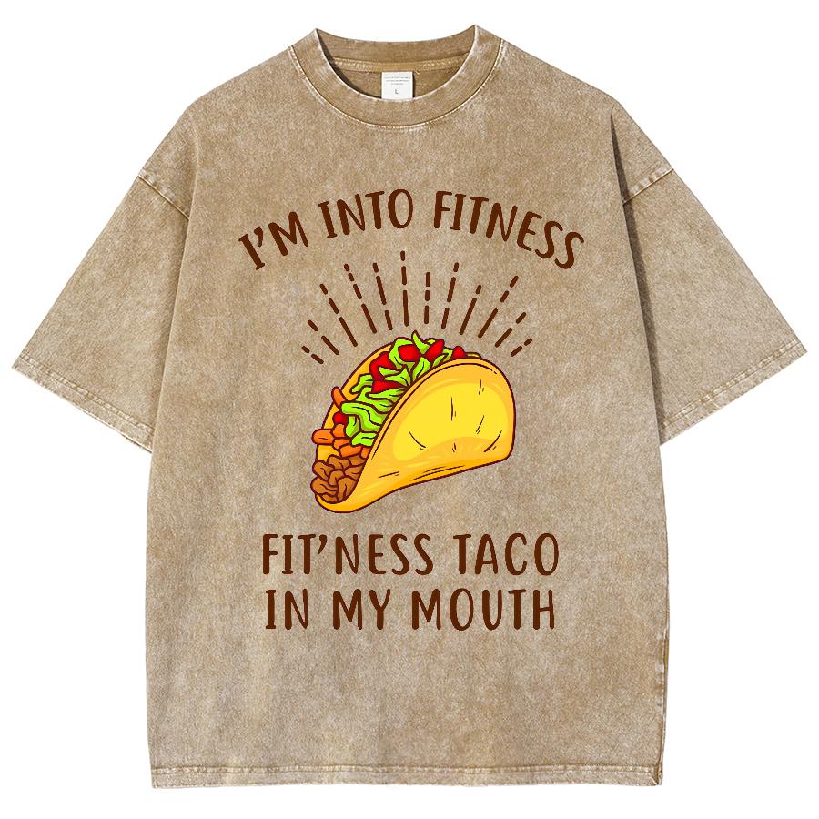 Cartoon Food Print Women's T-Shirt Loose Wash High Quality Short Sleeve Casual Cute Fashion Simple Style Tee