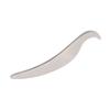 Stainless Steel Guasha Massage Tool Reduce Puffiness Lymphatic Drainage Double Bevel Edge Scraping