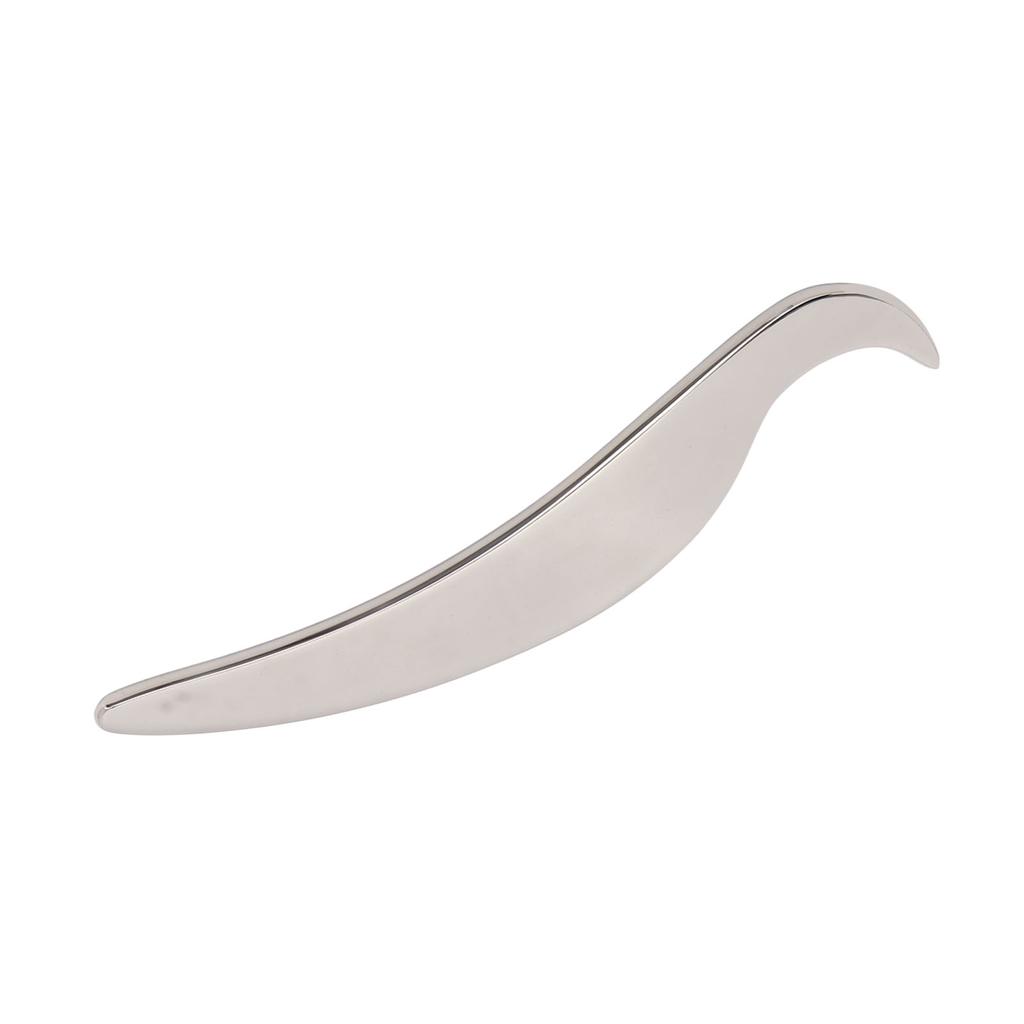 Stainless Steel Guasha Massage Tool Reduce Puffiness Lymphatic Drainage Double Bevel Edge Scraping