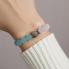 Lucky Handmade Natural Stone Bracelet For Positive Energy Fashionable Original Stone Beads