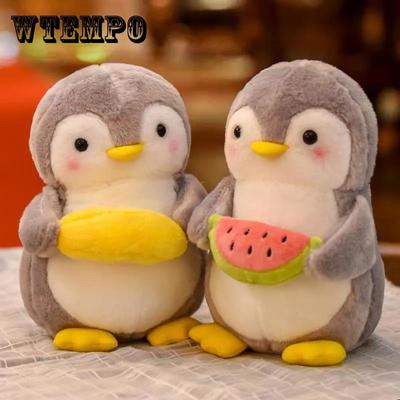 25CM Sevimli Simülasyon Meyve Penguen Bebek Çocuk Kız Peluş Oyuncaklar Küçük Bebekler Yastık Bebek Doğum Günü Hediyeleri