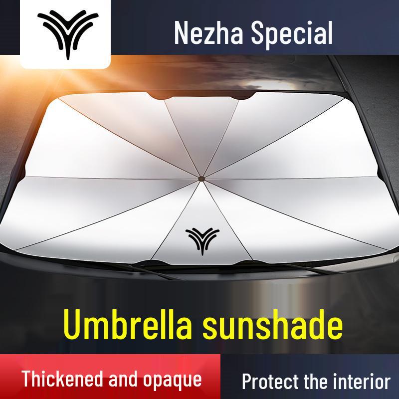 Neta Car Front Windshield Sunshade: Compatible with Neta U, Neta S, Neta V, Neta N01 - Privacy, Heat Insulation, and Sun Protection Umbrella.