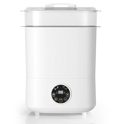 5-in-1 Large Capacity Bottle Sanitizer and Dryer, 2 Layers Compact Baby Bottle Steam Sterilizer and Dryer for Baby Bottles, Pacifiers, Pump Parts
