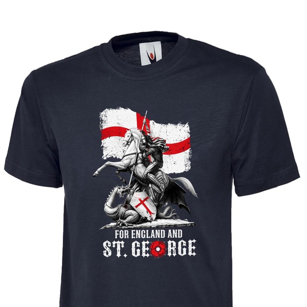St georges day tshirt england british st georges unisex men women kids tee top