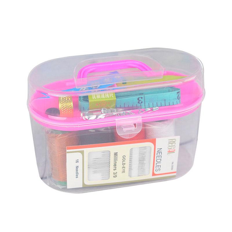 46-Piece Large Sewing Kit: Needle & Thread Mending Set