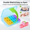 Portable Medication Dispenser 28 Compartments