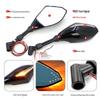 LED Illuminated Reflective Rearview Mirror for Honda Legend and Suzuki Motorcycles
