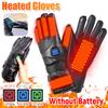 Wiederaufladbare beheizbare Handschuhe 3 Temperaturstufen Heizhandschuhe Akkubetriebene Heizhandschuhe für Outdoor Motorrad Ski Radfahren