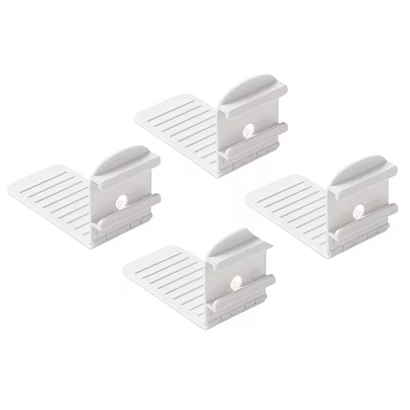 4pcs Non-Slip Bed Sheet Clips Multi-Functional Bed Sheet Holder Adjustable Plastic Bed Cover Fixing Clip No Drill Bed Sheet Grip