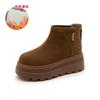 Thick-soled snow boots women's winter new leisure sports fashion short boots versatile short thermal women's boots