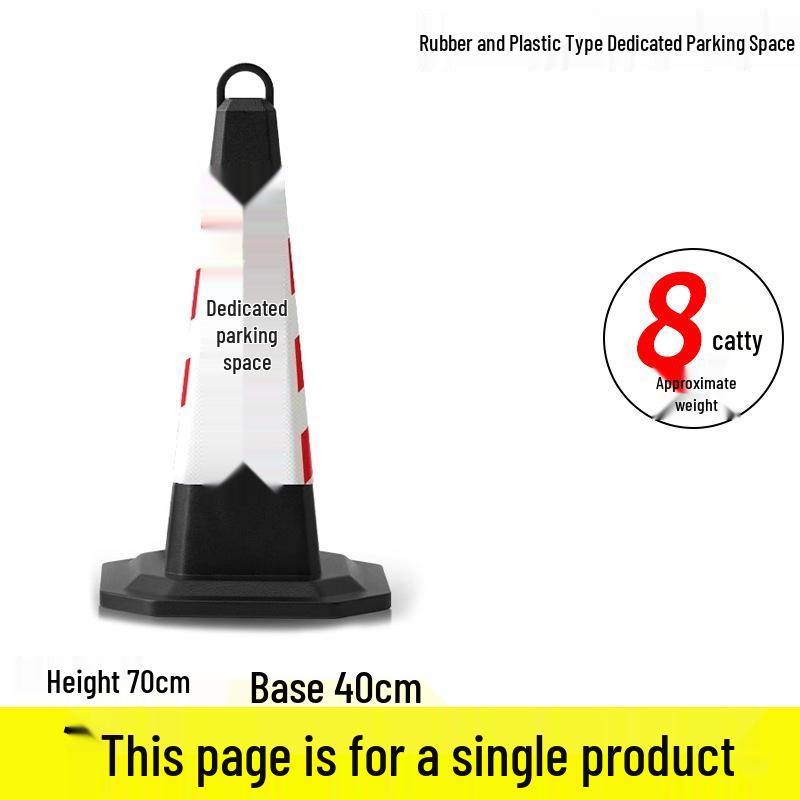 No Parking Zone Reflective Warning Cone