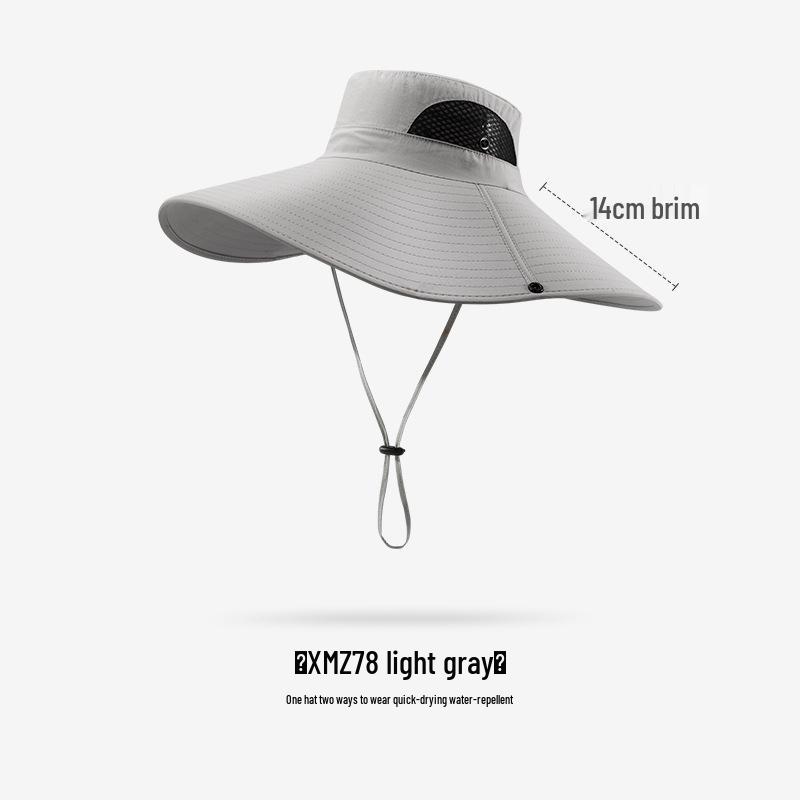 Cappello da Pesca da Uomo ad Asciugatura Rapida con Protezione UV per Esterno