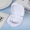 1 Paar Dentalzubehör Orthodontische Ligatur-Gummis Mit Box Bunte Zahnspangen-Dekoration Zahnmedizin Falsche Brackets Temporär