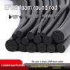 Rund EPDM-skumgummilist för tätning av elskåp & möbler - Svart