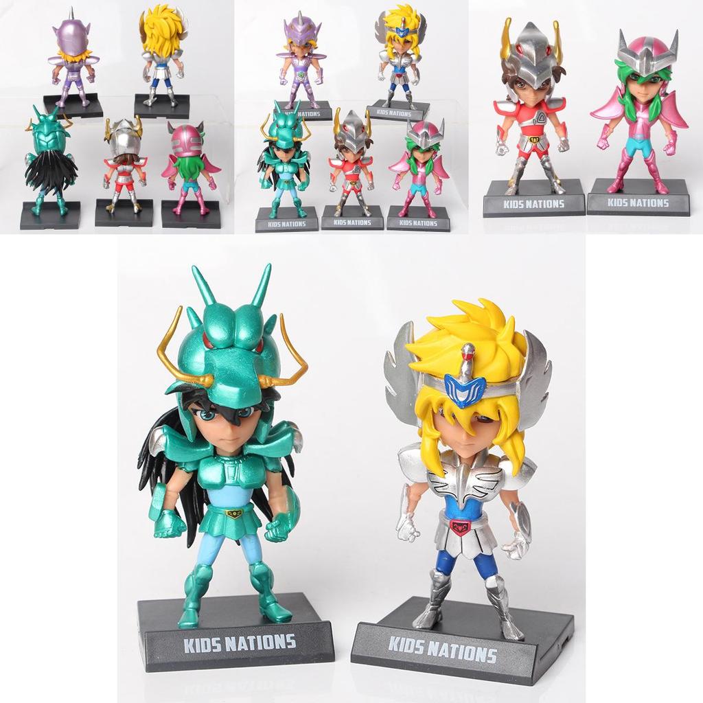 Exquisite Saint Seiya Figures Collection With Shiry Hyga Shun And Ikki Pvc Statues