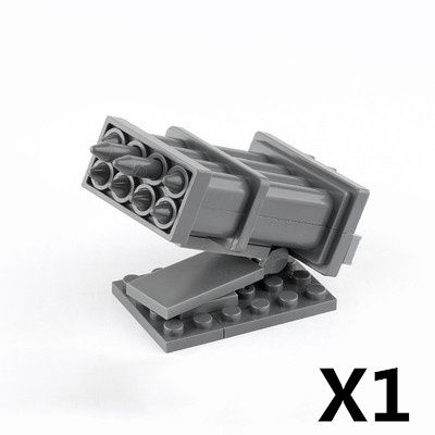 WWII Military Soviet German Cannon Building Block Set Soldier Vehicles Artillery Bunker Figure Weapon Accessories Toy Boy Gift Present K038