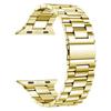 Bracelet de montre - MY-MONTRE - Ultra fin - Compatible 42/44/45/49mm - Acier inoxydable doré - Fermoir à ressort