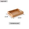 Bamboo Wood Rectangular Serving Tray