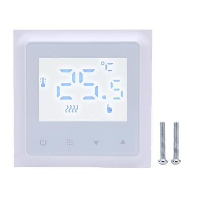 Digitalthermostat WiFi Smart Programmierbar Touch-Steuerung Temperaturregler für Zuhause Weiß