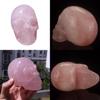 Modern Pink Skull Sculpture Handmade Art Piece For Display Collection Gift Giving