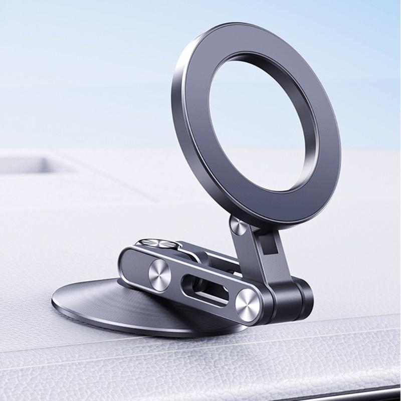 Windshield Smartphone Mount Support Bracket with Vacuum Magnetic Suction 360 Degree Rotatable for Navigation Video Calls