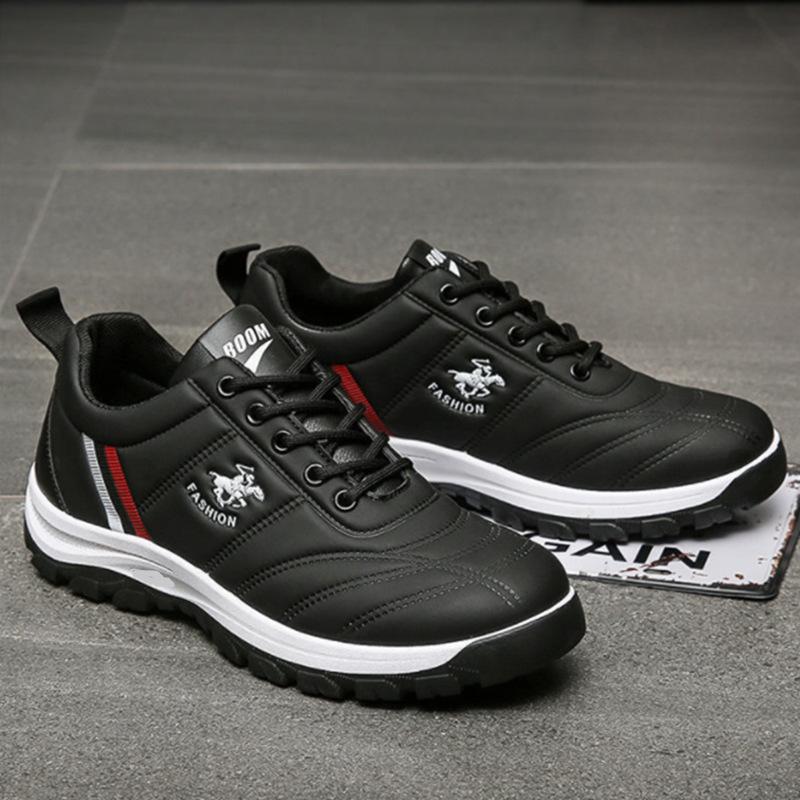 2024 New Men's Shoes Sports Shoes Running Trend Casual High-end Student Versatile Men's Height-increasing Soft-sided Walking Shoes