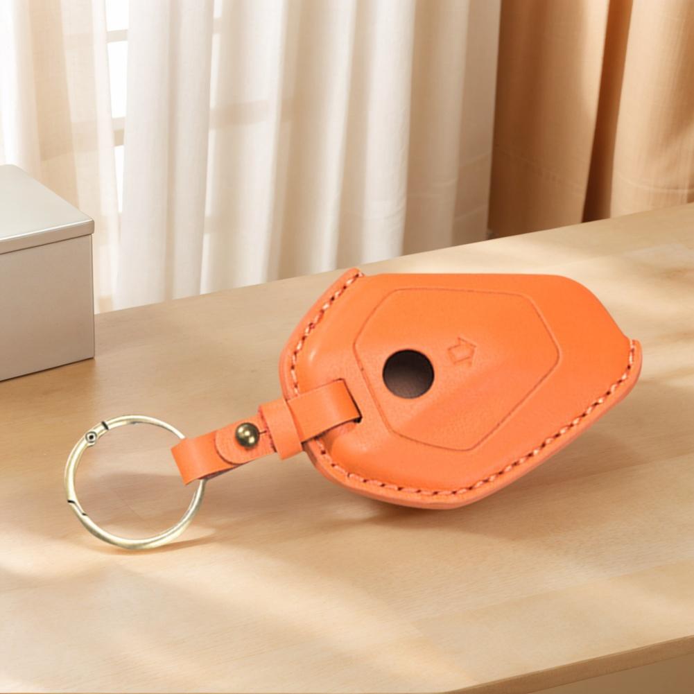 Motorcycle Key Case Car Key Holder Hand Cowhide Wear Resistant Durable Portable Shell Housing Accessories For BMW 1300GS R12 Key