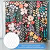 Bathroom Shower Curtains Waterproof Thickening Bath Curtain Floral Flower Shower Curtain Colorful for Bathroom Home Apartment