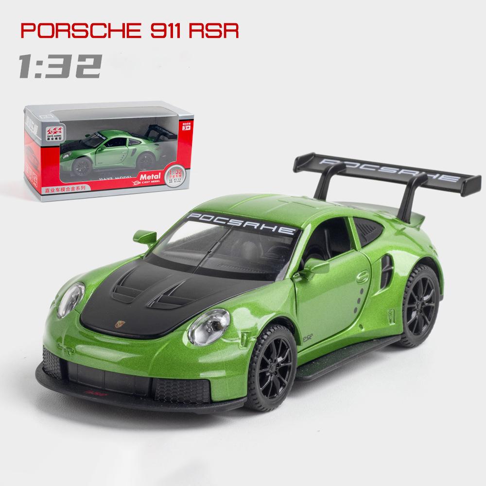 1/32 Scale 911 RSR Panamera Metal Diecast Alloy Racing Toys Cars Model for Boys Children Kids Gift Vehicles Hobbies Collection