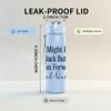 1PC I Might Be Laid Back Quote 750ml Color Plastic Sports Water Bottle Leakproof Flip Straw Lid Suitable for Sports Office Home Use