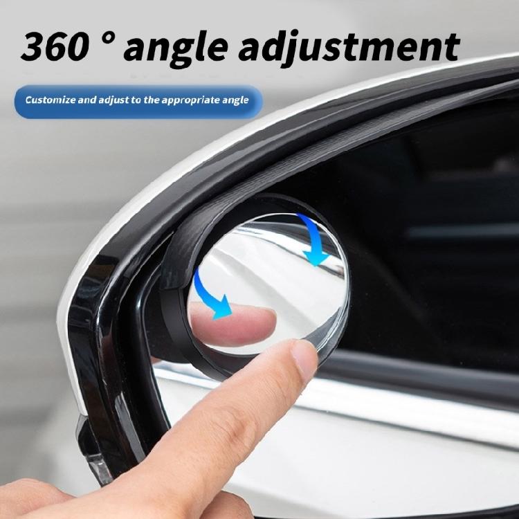 Blind Spots Glass Frameless Auxiliary Rearview Glass Auto Motorcycle Universally Wide Angle Rainproof Glass