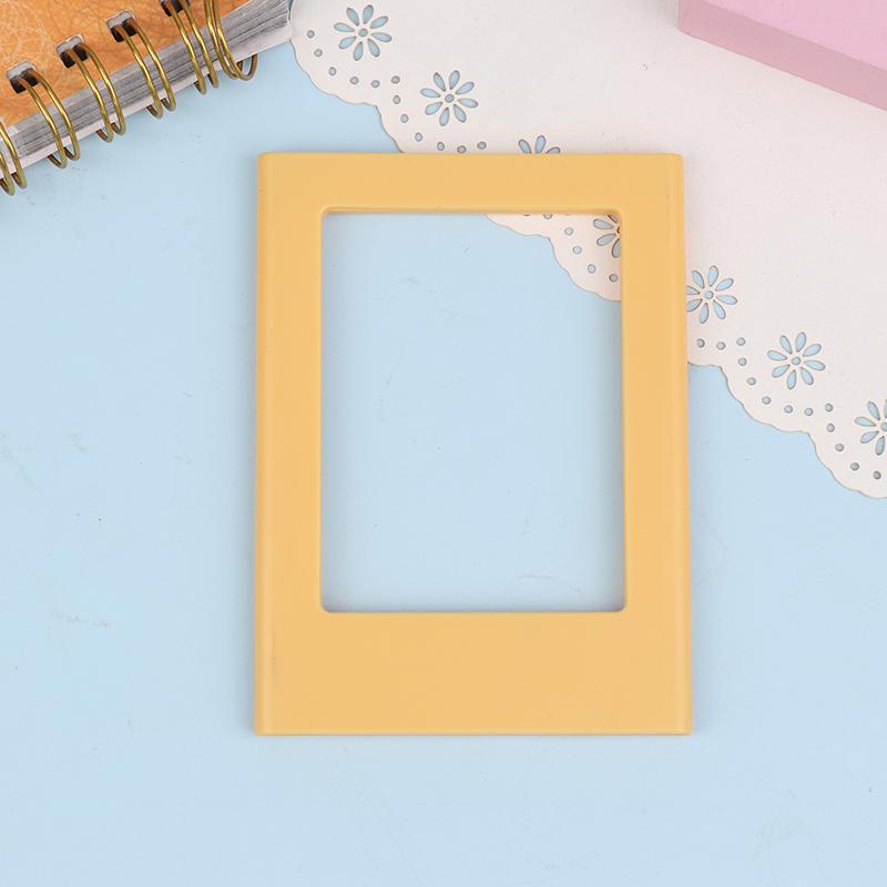 Magnetic Picture Frames For Refrigerator 3 Inch Fridge Color Photo Frame Magnets Album For Instax Mini Film Photo Frames Papers
