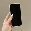Plaid Embroidered Dachshund Phone Case with Hand Strap for iPhone 17/16 Pro Max/15/14