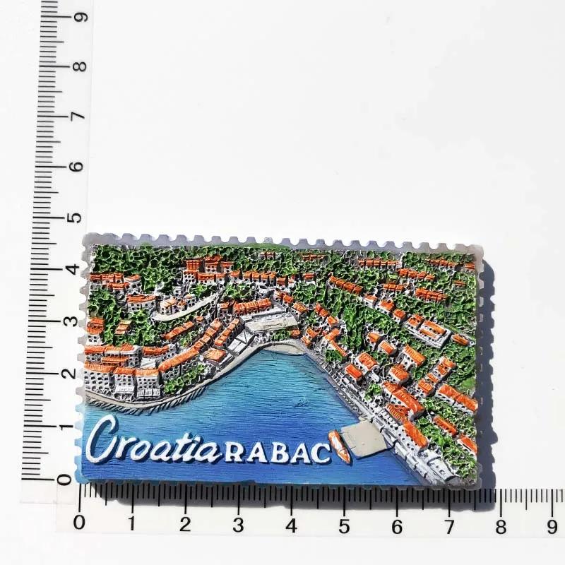 Hırvatistan Manyetik Buzdolabı Magnetleri Şehir Split Rabac PULA Turistik Hatıra Seyahat Hediyeleri Ev Dekorasyonu Etiket El Sanatları Koleksiyonu