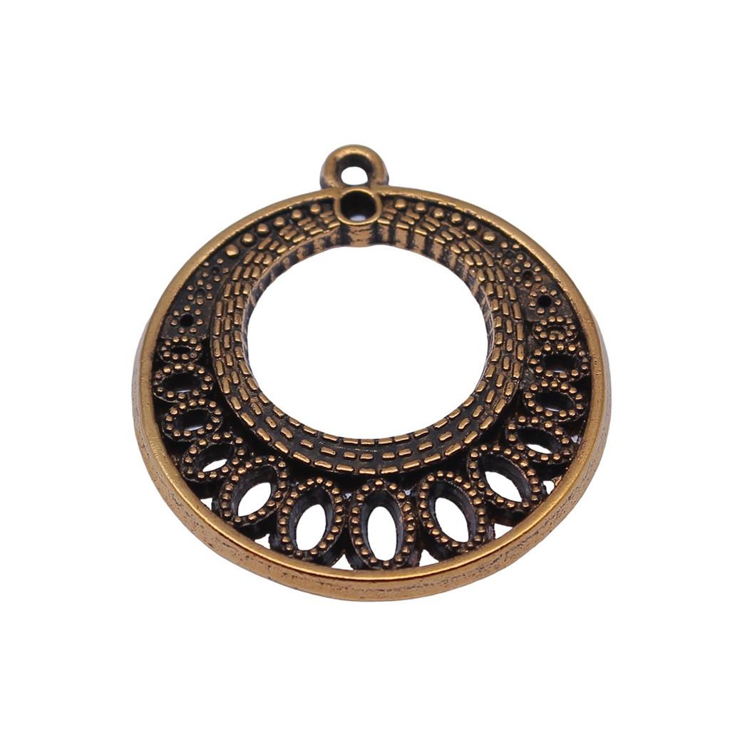Flowers Of Life Charms Vintage Alloy Pendants For Nature Inspired Jewelry Making