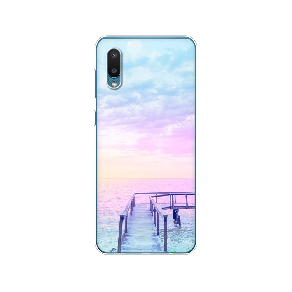 For Samsung A02 M02 Cover Soft Silicon Tpu Phone Back Case For Samsung Galaxy A02 Galaxy M02 SM-A022G A022 Bumper 6.5inch Flower