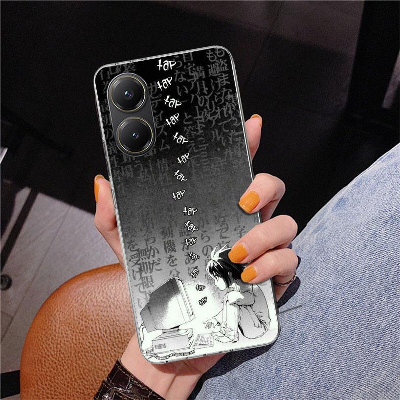 

N-Note D-Death L Lawliet Phone Case For Xiaomi Poco X7 X6 X5 Pro F7 Ultra Redmi 15C 15 13C 13 12C 12 10 10A 10C 9 9A 9C 9T Cover Redmi 12