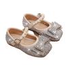 Girls' princess shoes 2025 new spring children's soft-soled leather shoes little girl with dress crystal shoes