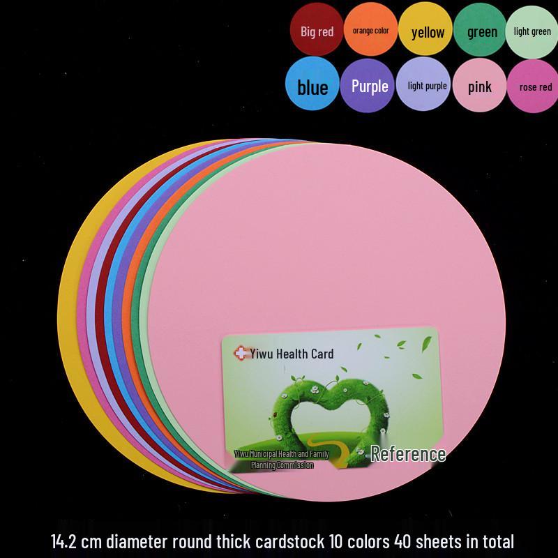 Carton colorat gros: Forme de Inimă, Stea, Floare de Prun și Rotunde pentru Origami și Meșteșuguri pentru Copii