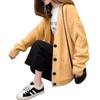 2025 Korean Style Women's V-Neck Knitted Cardigan: Loose-Fit, Solid Color, Single-Breasted with Pockets