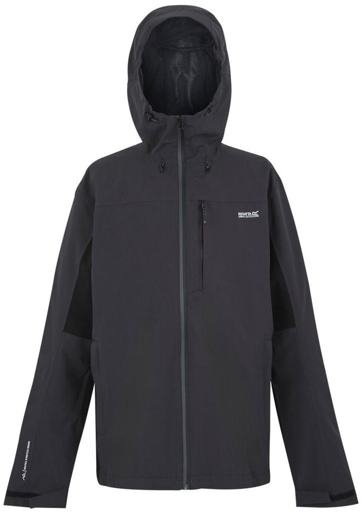 Куртка Regatta Birchdale II водонепроницаемая куртка для мужчин (RMW415) темно-серый/черный