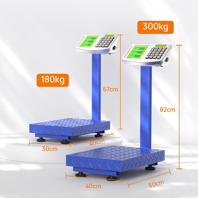 Konka Commercial 180kg Stainless Steel Digital Platform Scale