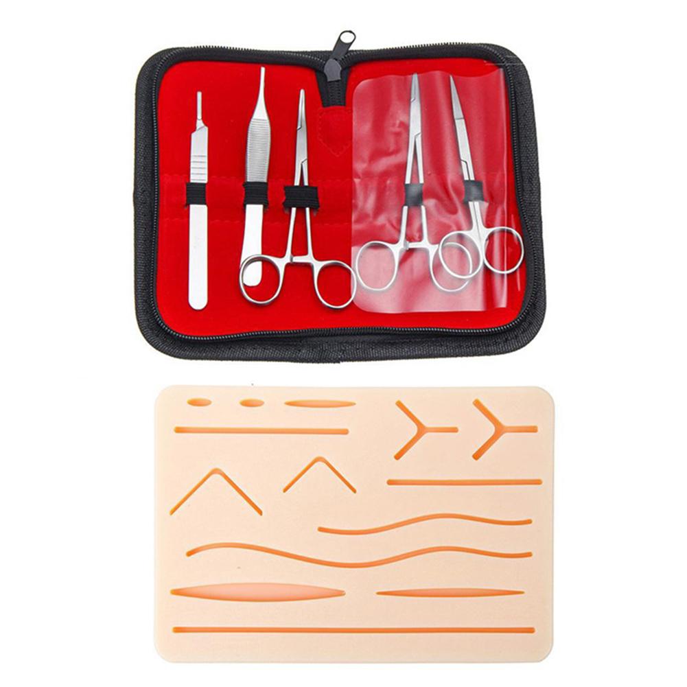 Skin Suture Practice Training Pad Reusable Suture Practice Fake Skin Module Medical Suture Teaching Gadgets Accessories