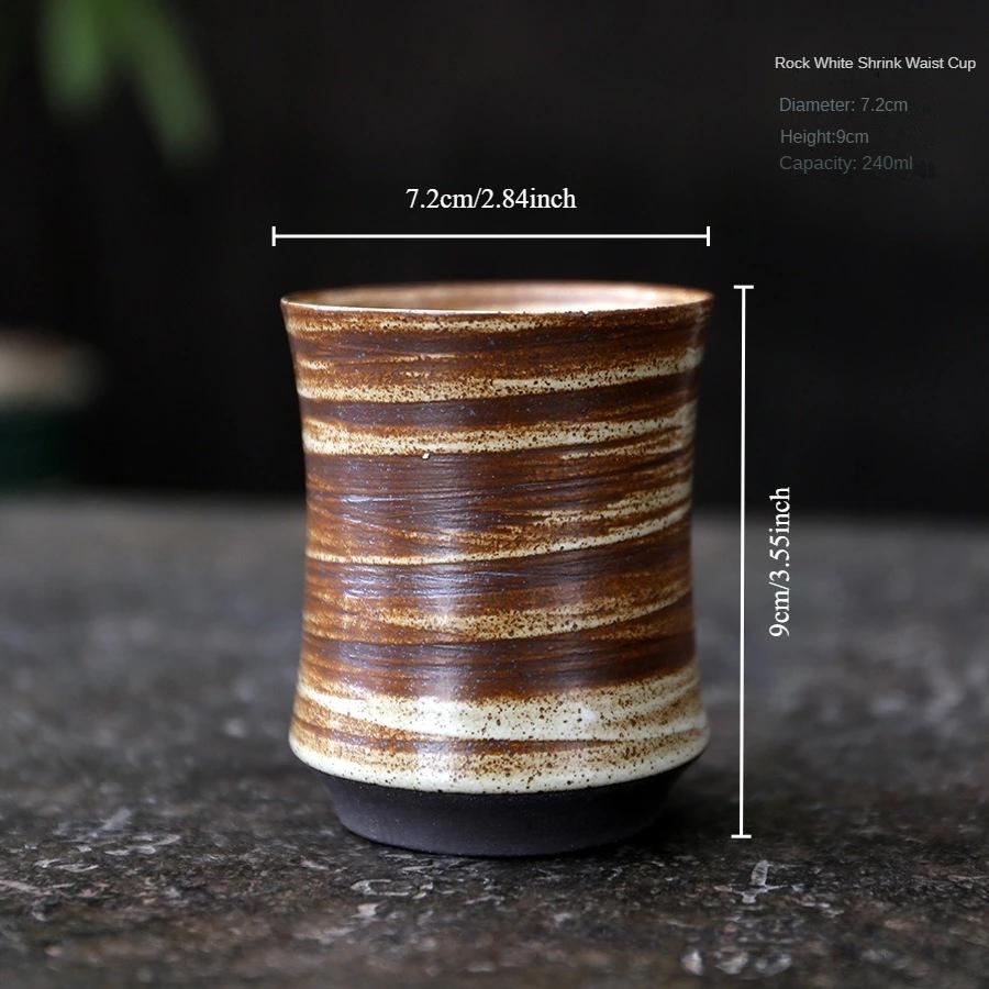 Hand-painted ceramics retro creative kiln change infused wax aromatherapy cup master cup tea cup coffee cup wheat tea cups