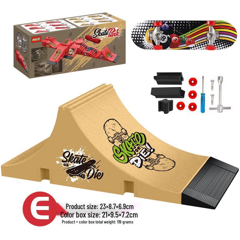 Fingertip Fingerboard Skatepark Set: Creative Scene Props for Kids