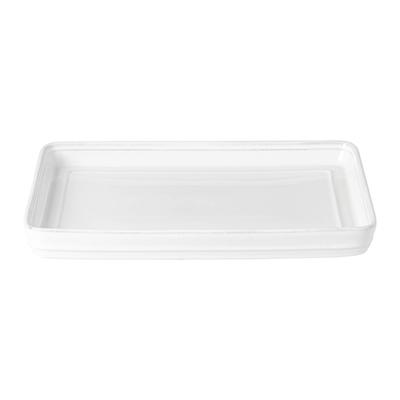 [Offiziell importiert] Costa Nova Frisso FIR303W Rechteckige Platte, ca. 30 cm, Mikrowellen- und spülmaschinengeeignet, Weiß