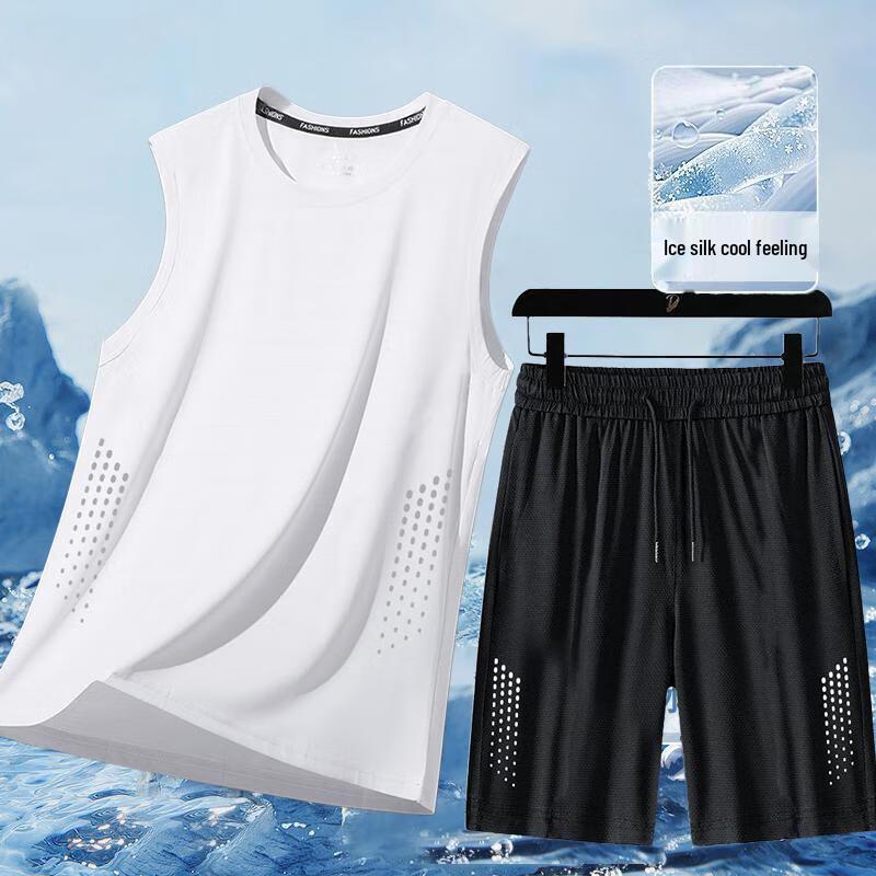 Men s Quick-Dry Basketball Jersey & Shorts Set 5XL