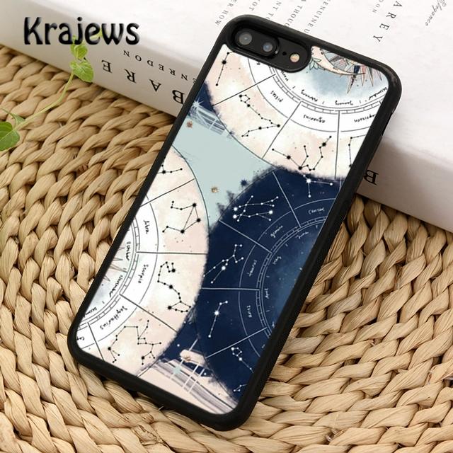 Krajews Starry Night Constellations stars universe Phone Case For iPhone 17 Air 16 15 14 plus 11 12 13 pro max Fundas