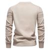 Long-sleeved Round-neck Pullover for Men In Autumn and Winter, Warm and Comfortable Solid-color Men's Sweater