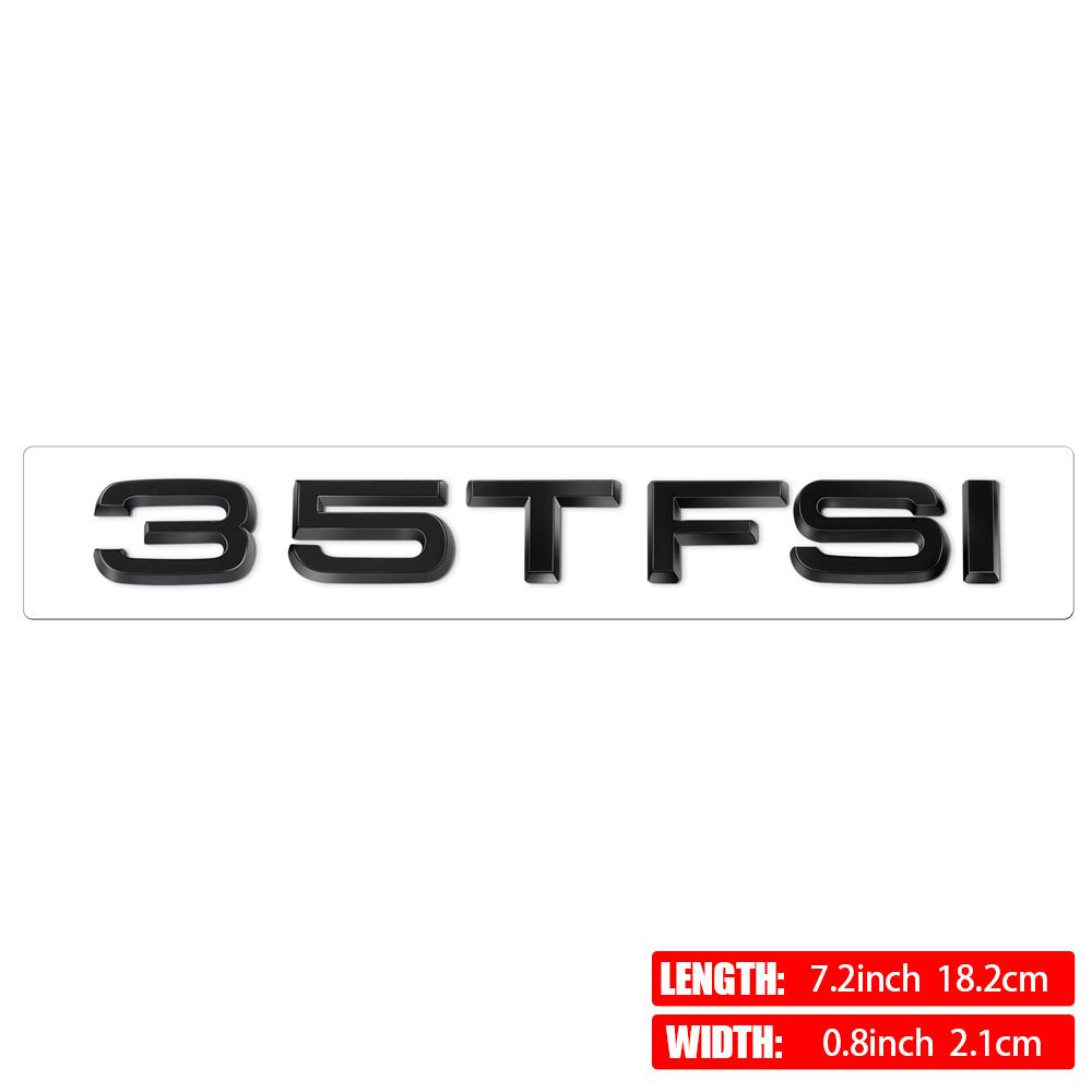 30TFSI 35TFSI 40TFSI 45TFSI 50TFSI 55TFSI 60TFSI Sline 3D ABS Adesivo Lettera Badge Posteriore Baule Auto per Decorazione Logo AUDI